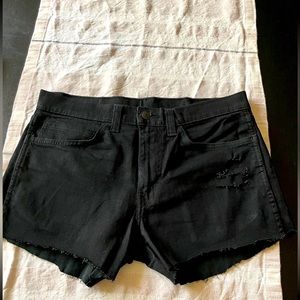 Levi’s Black Denim Jean Shorts